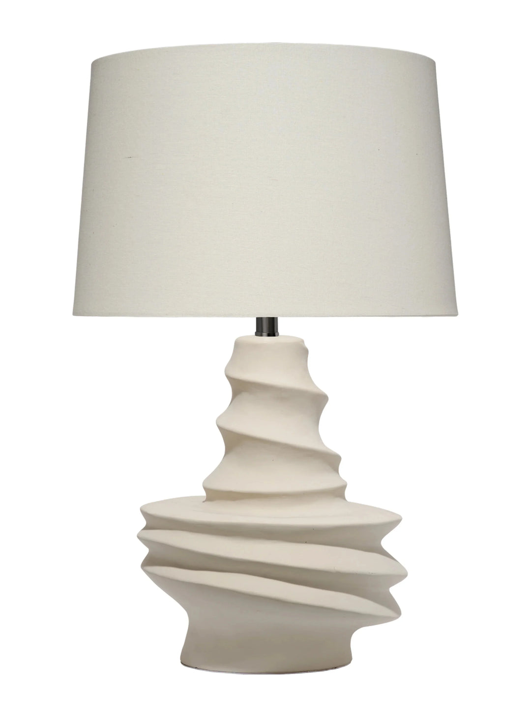 Dune Ceramic Table Lamp with Linen Shade