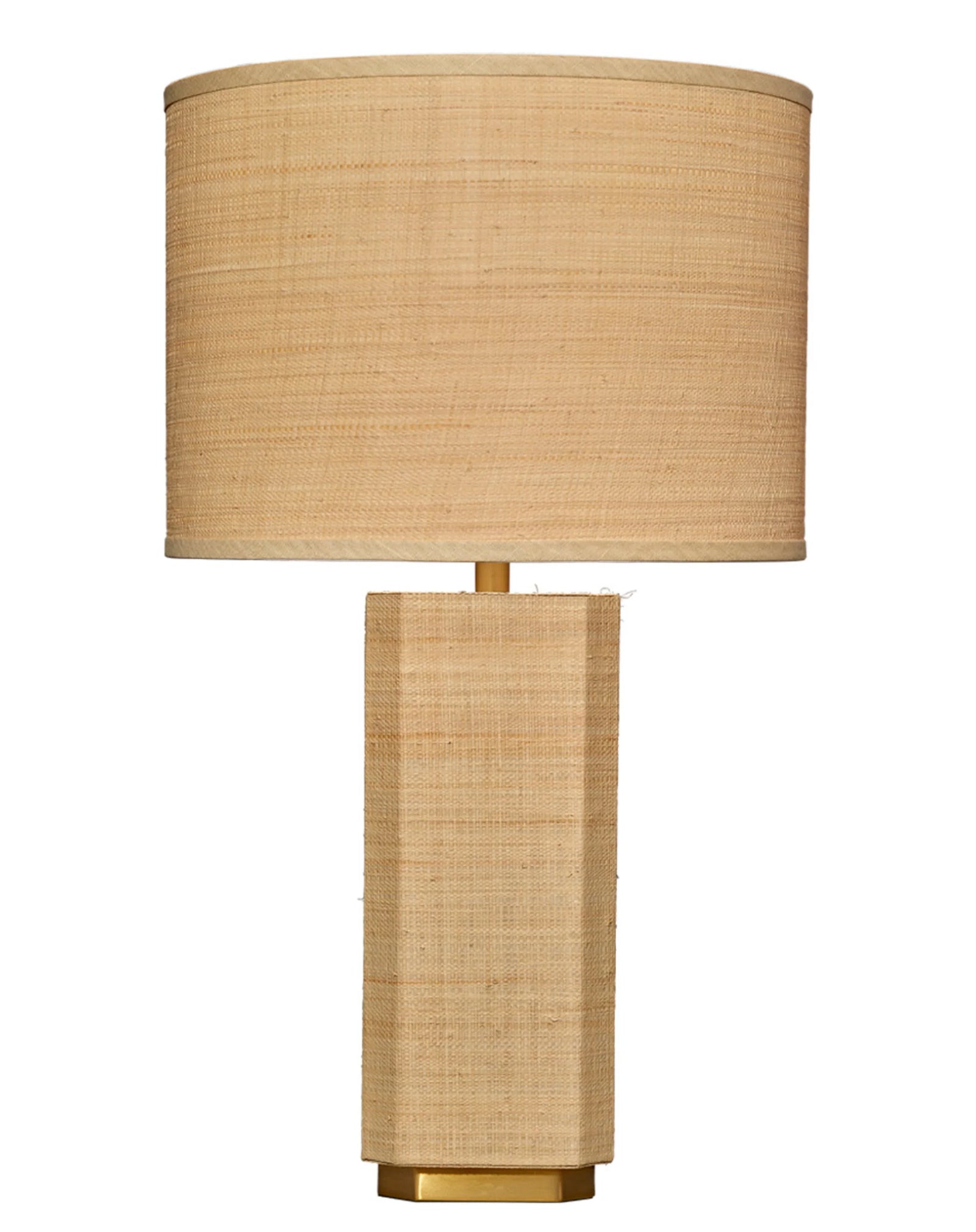 Jamie Young Utopia Raffia Table Lamp with Raffia Shade TABLE LAMPS