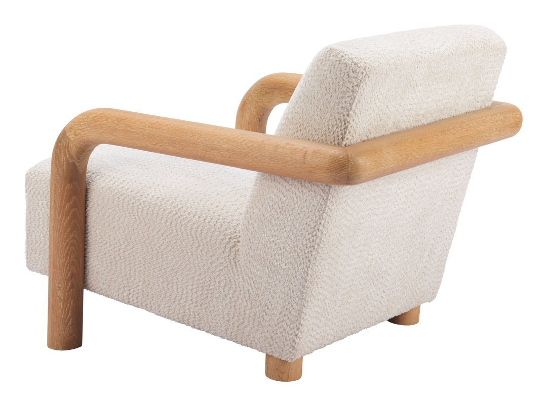Subliem Accent Chair Cotton White