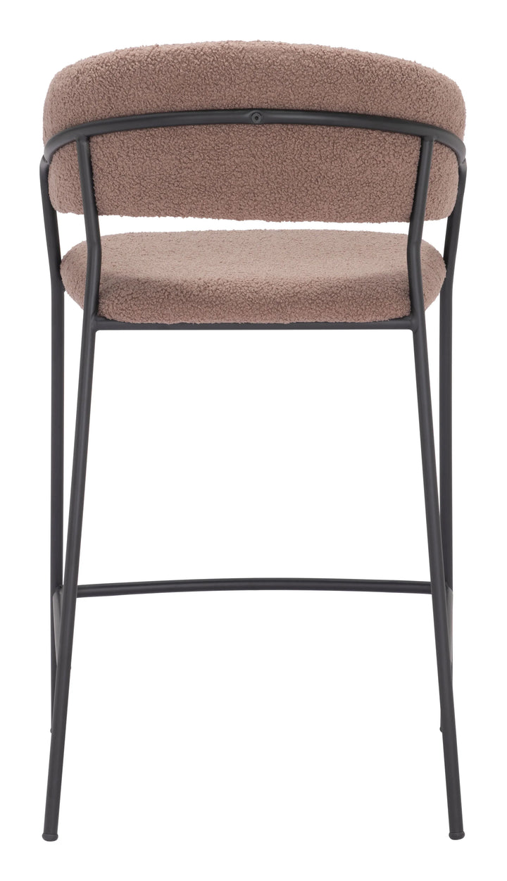 Josephine Counter Stool (Set of 2) Brown - AmericanHomeFurniture
