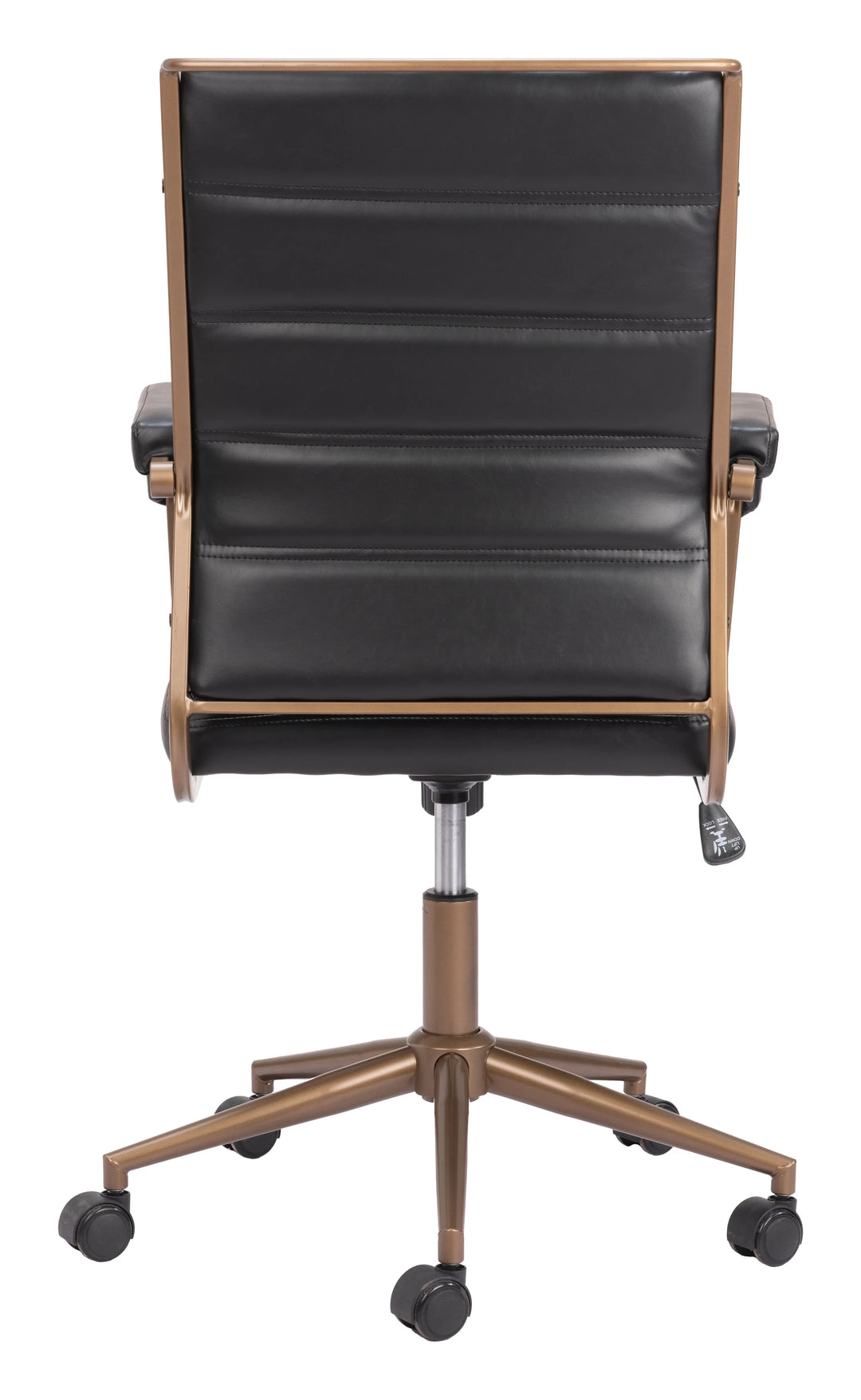 Auction Office Chair Vintage Black - AmericanHomeFurniture