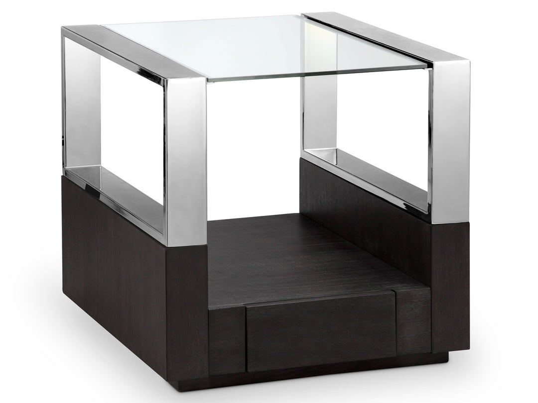 Revere Graphite Rectangular End Table - T4562-03