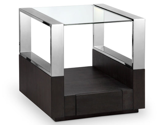 Revere Graphite Rectangular End Table - T4562-03