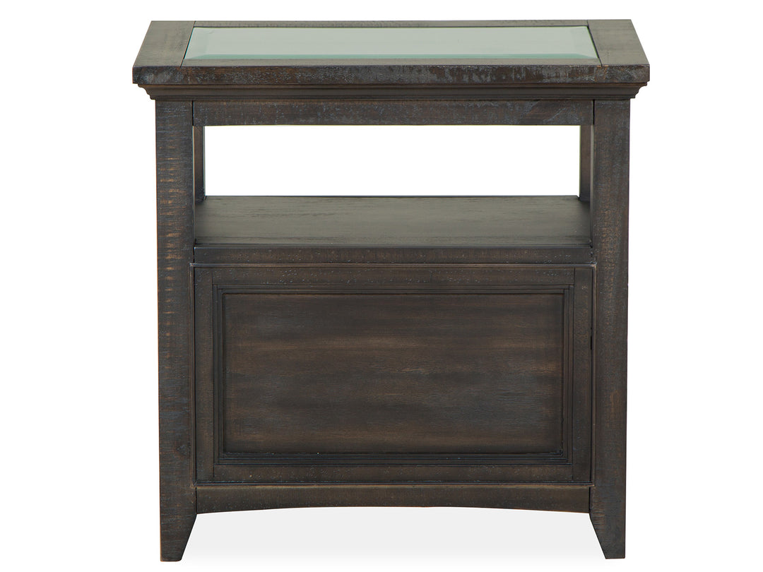 Westley Falls Graphite Chairside End Table - T4399-10