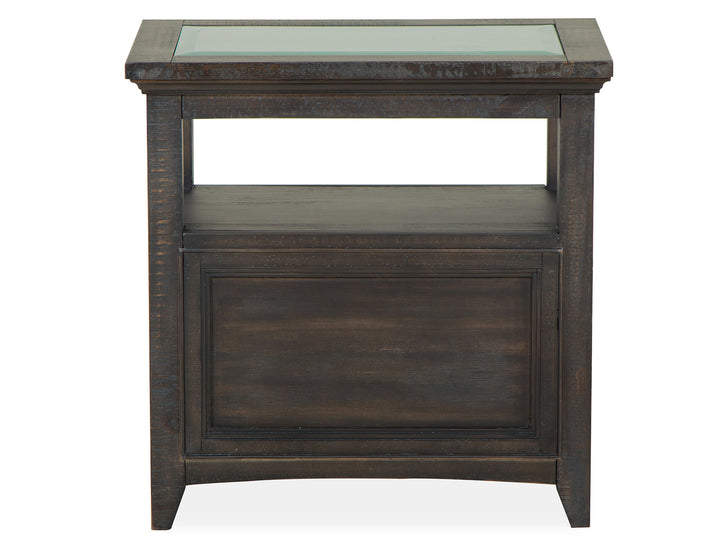 Westley Falls Graphite Chairside End Table - T4399-10