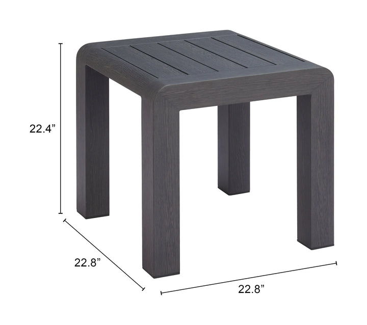 Rolig Side Table Black - AmericanHomeFurniture