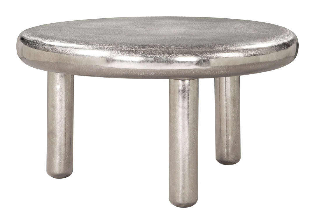 Arian Coffee Table Silver - AmericanHomeFurniture