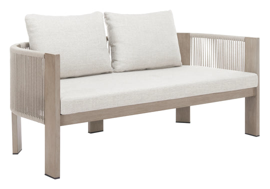 Zuo Rebel Sofa Beige OUTDOOR SOFAS + SECTIONALS