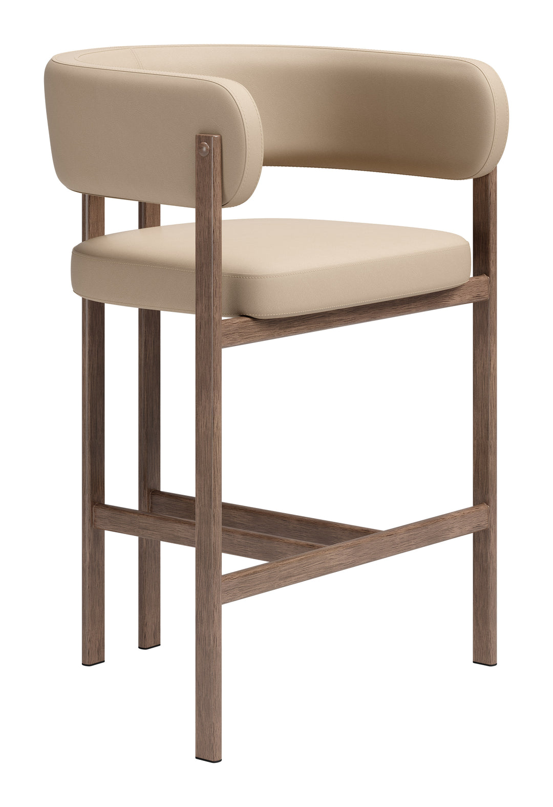 Ruge Counter Stool (Set of 2) Beige - 111239