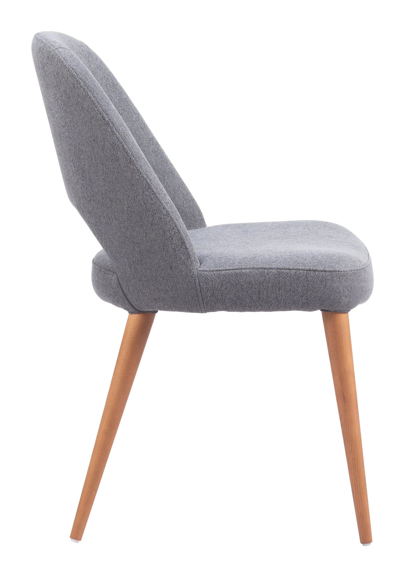 Zuo Leith Dining Chair (Set of 2) Gray DINING CHAIRS