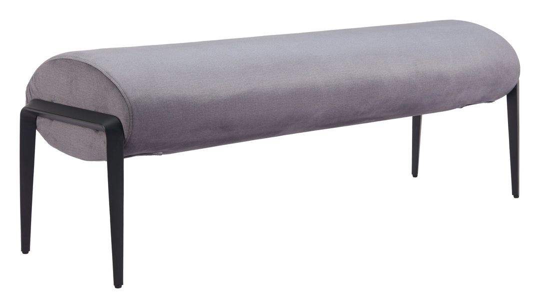 Glatt Bench Gray - AmericanHomeFurniture