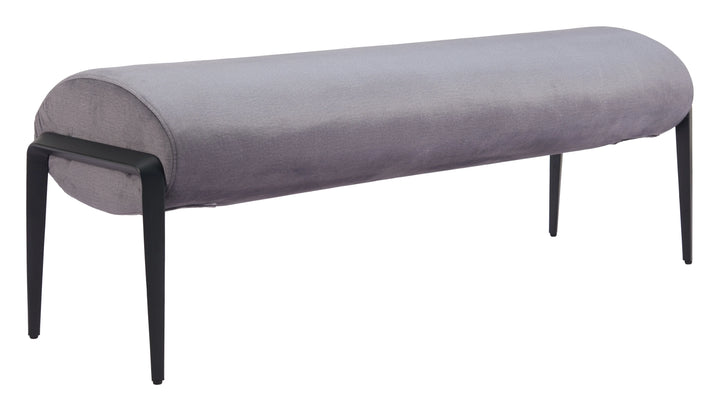 Glatt Bench Gray - AmericanHomeFurniture