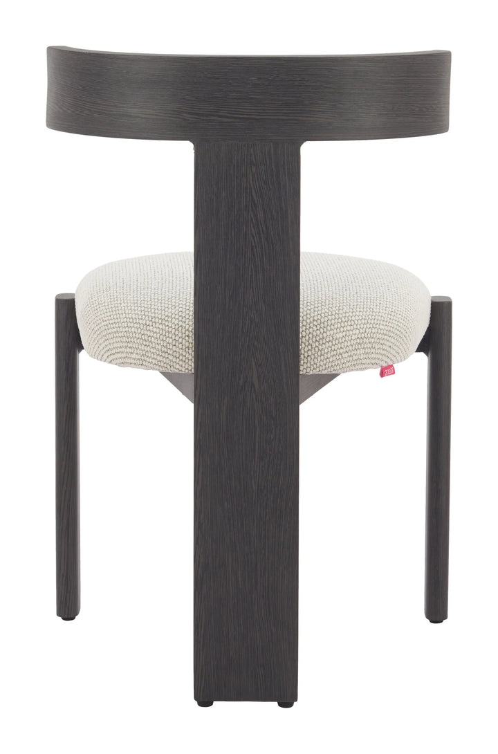 Tiana Dining Chair Black & Beige - AmericanHomeFurniture