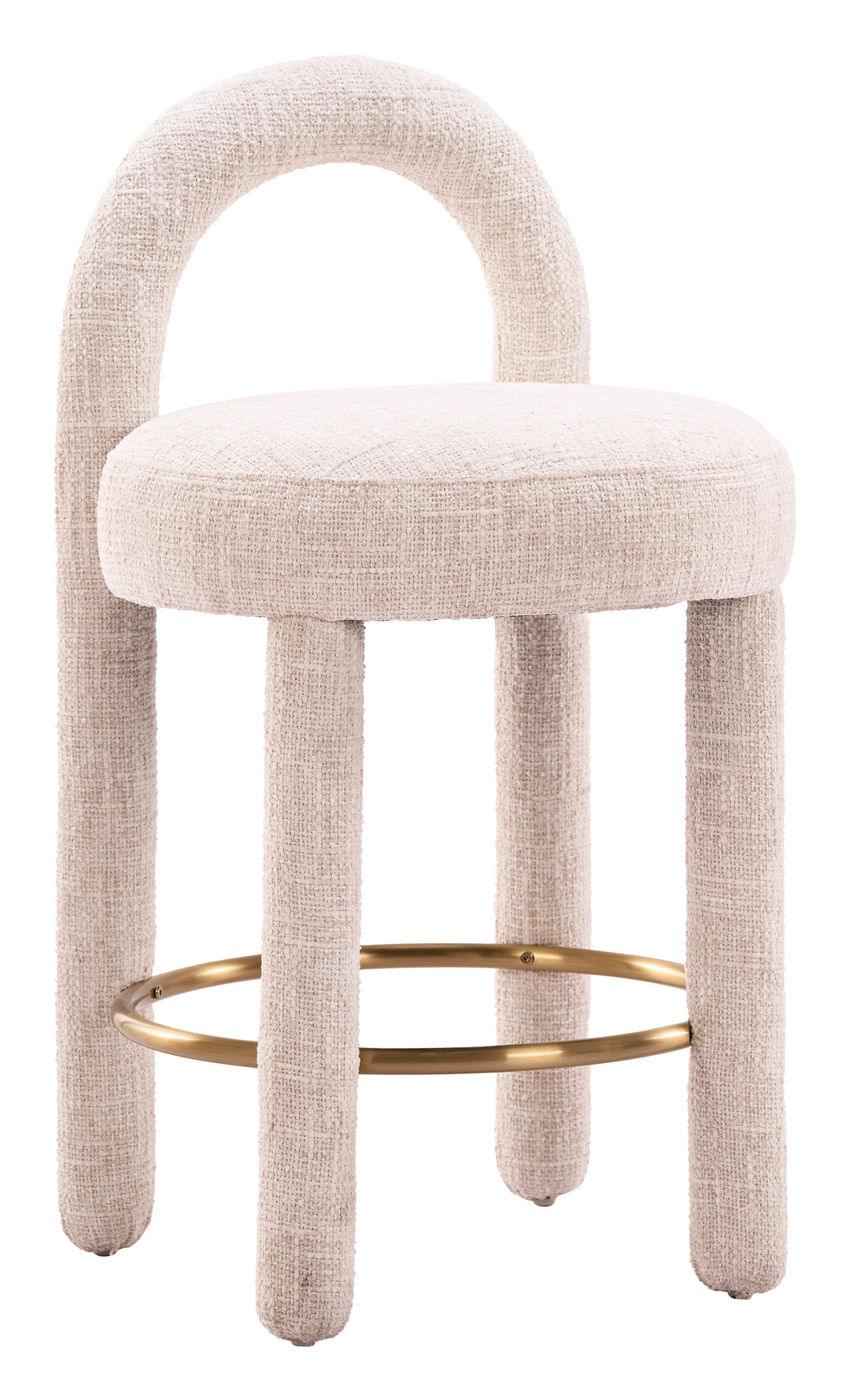 Curco Counter Stool (Set of 2) Beige