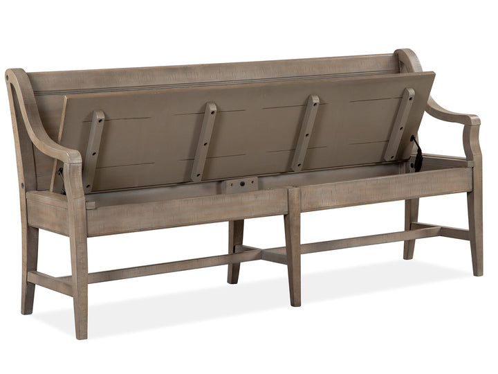 Paxton Place Dovetail Grey Bench - D4805-79