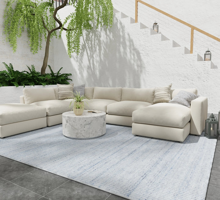 Rectangle/3'6" x 5'6"/Blue