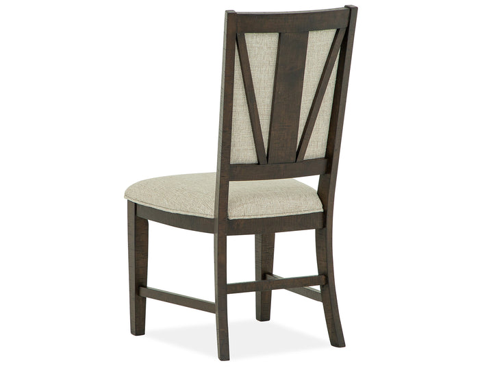 Westley Falls Graphite Step Upholstered Side Chair - Set of 2 - D4399-65