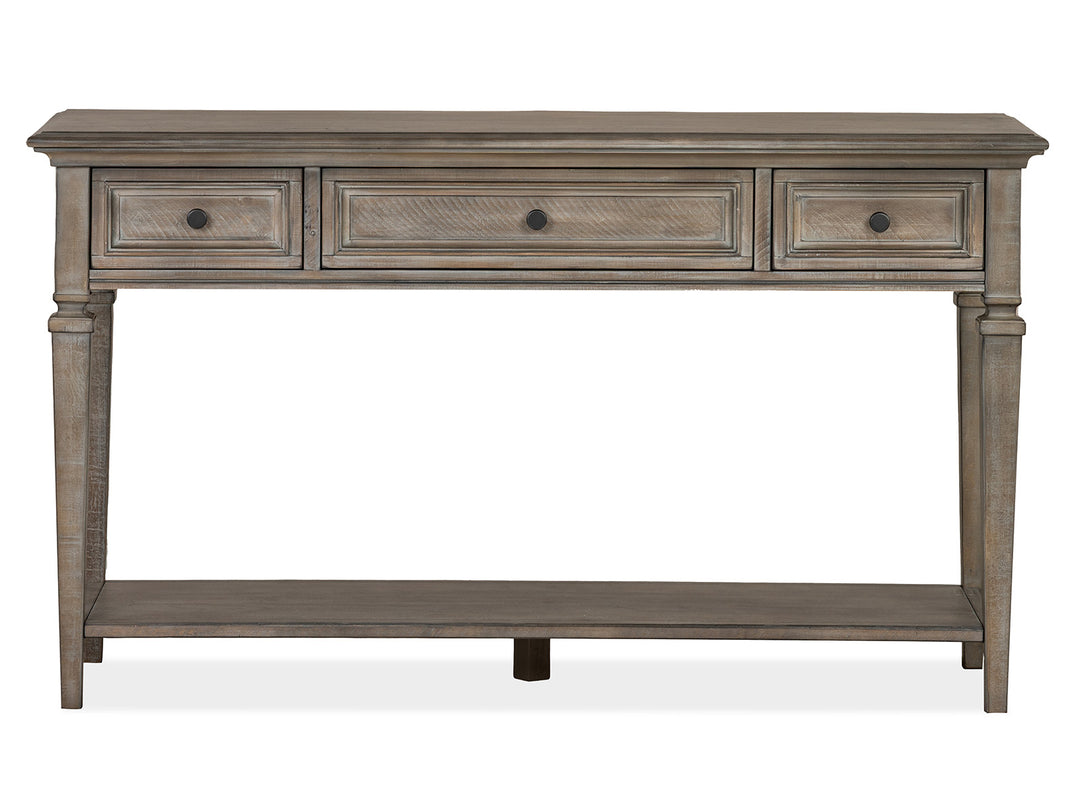 Lancaster Dovetail Grey Rectangular Sofa Table - T4352-73
