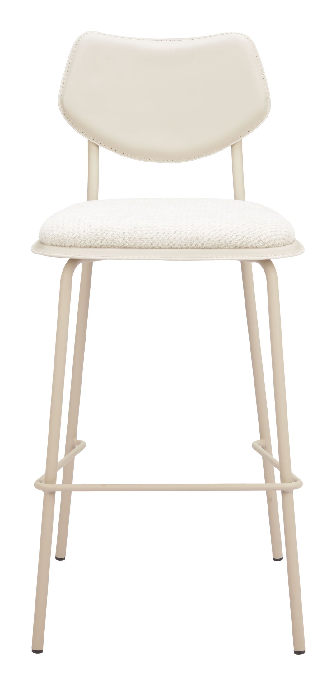 Zeal Barstool (Set of 4) Light Gray & Beige