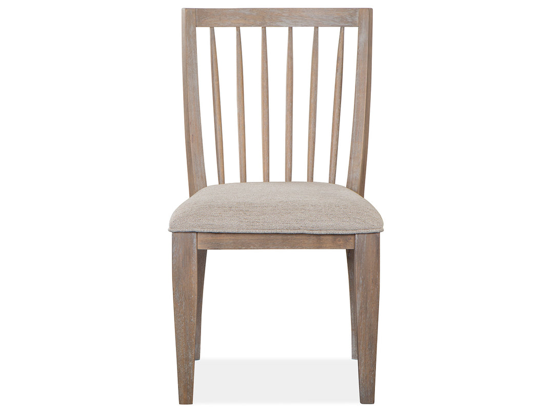 Ainsley Cerused Khaki Upholstered Side Chair - Set of 2 - D5333-62