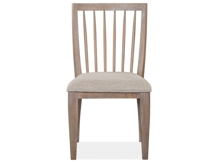Ainsley Cerused Khaki Upholstered Side Chair - Set of 2 - D5333-62
