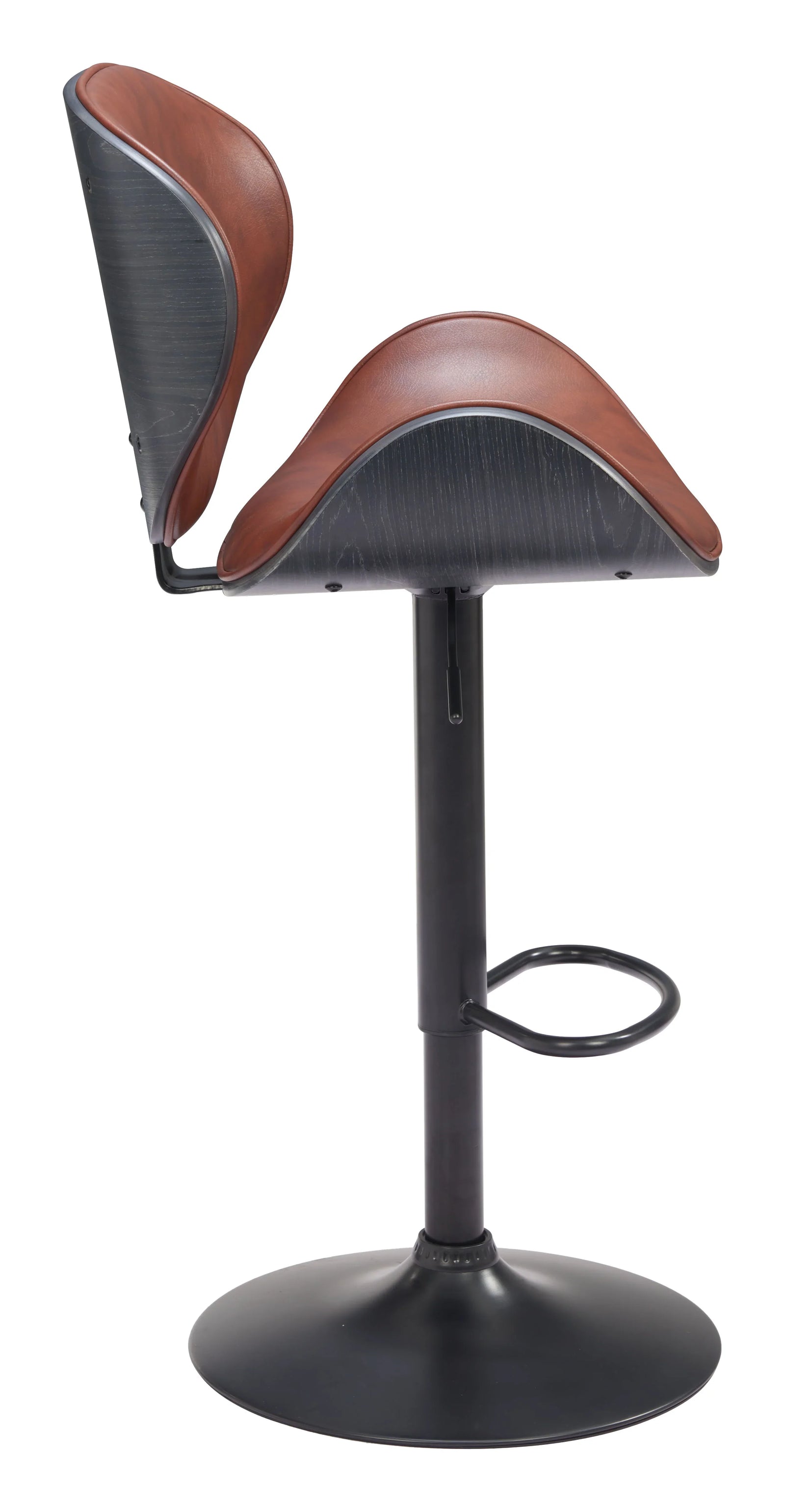 Zuo Meyane Barstool Brown BAR STOOLS + COUNTER STOOLS