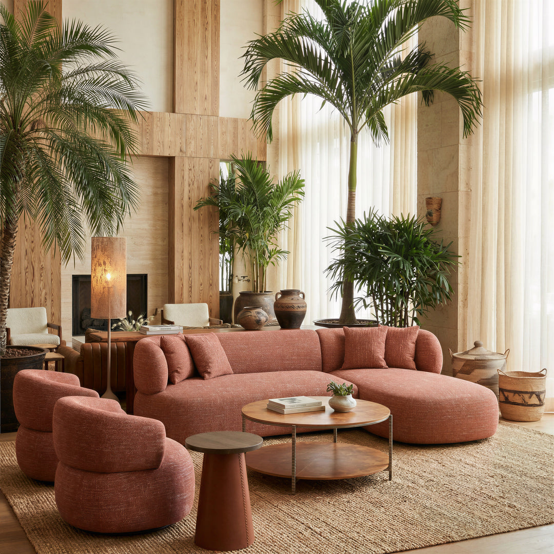 Buff Floor Lamp Taupe