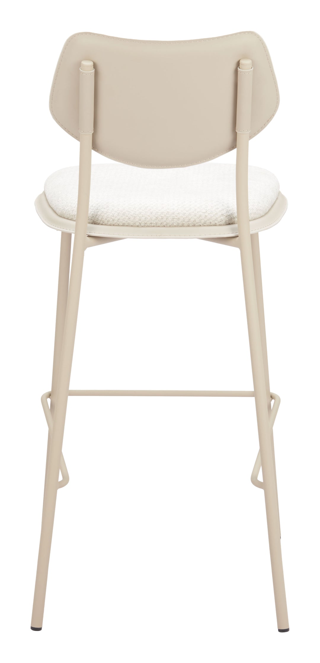 Zeal Barstool (Set of 4) Light Gray & Beige
