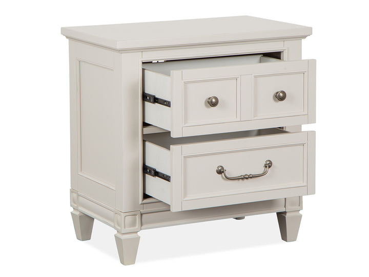 Willowbrook Egg Shell White Drawer Nightstand - B5324-01