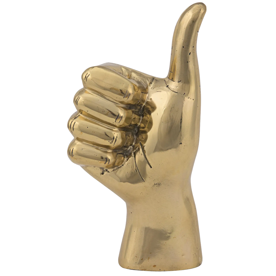 American Home Furniture | Noir - Thumbs Up, Brass