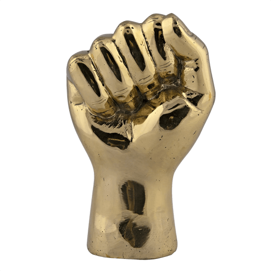 Noir The Solidarity Fist, Brass DECORATIVE OBJECTS
