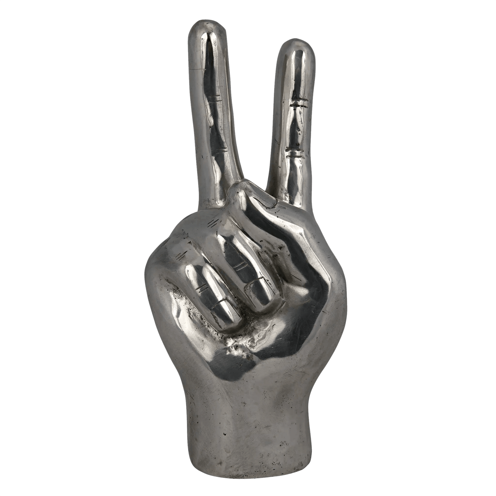 Noir Peace Sign, Silver DECORATIVE OBJECTS