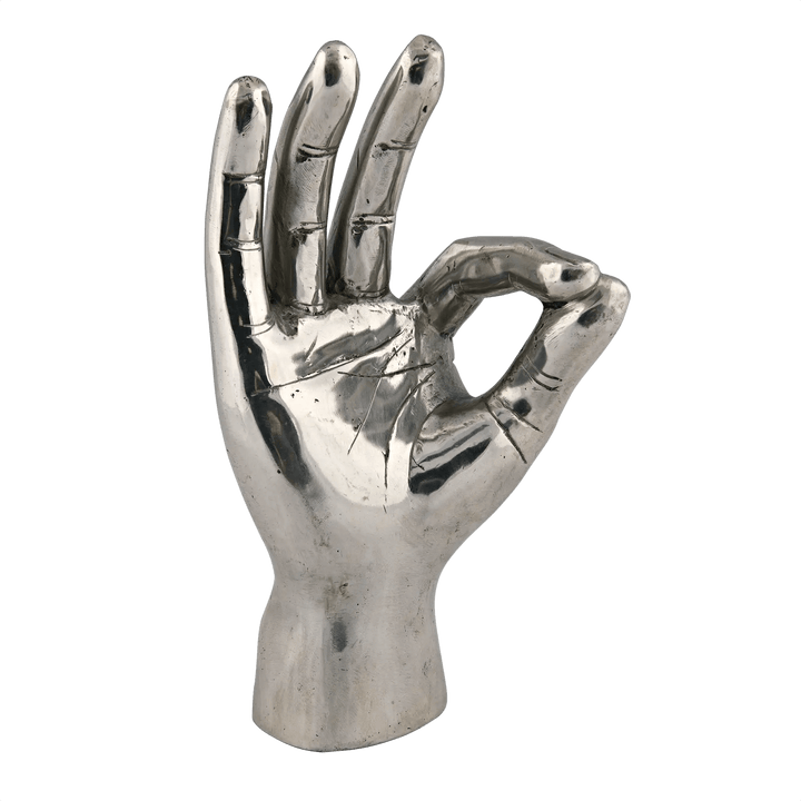 Noir Ok Sign, Silver DECORATIVE OBJECTS