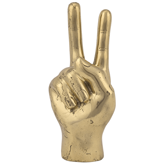 Noir Peace Sign, Brass DECORATIVE OBJECTS