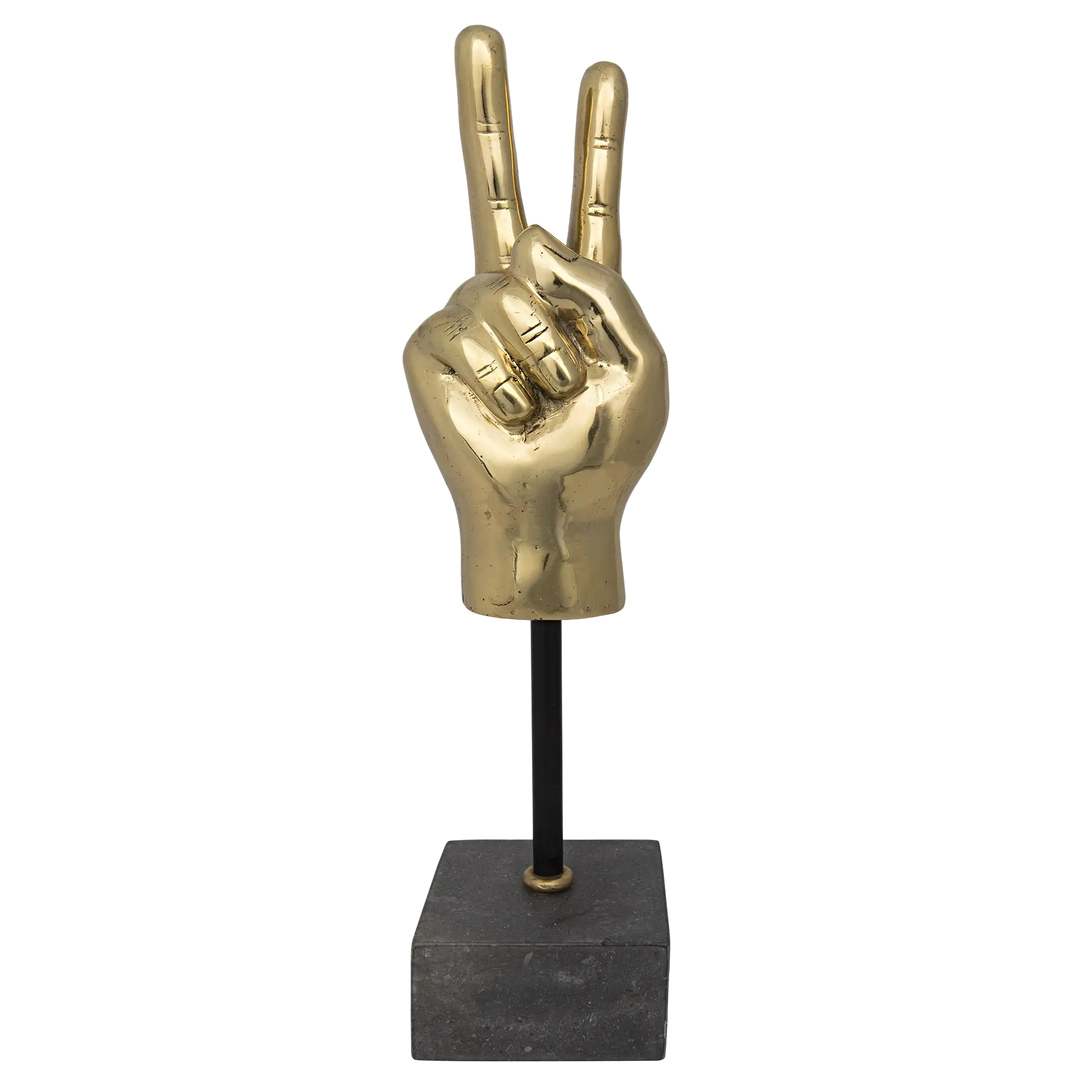 American Home Furniture | Noir - Peace Sign On Stand