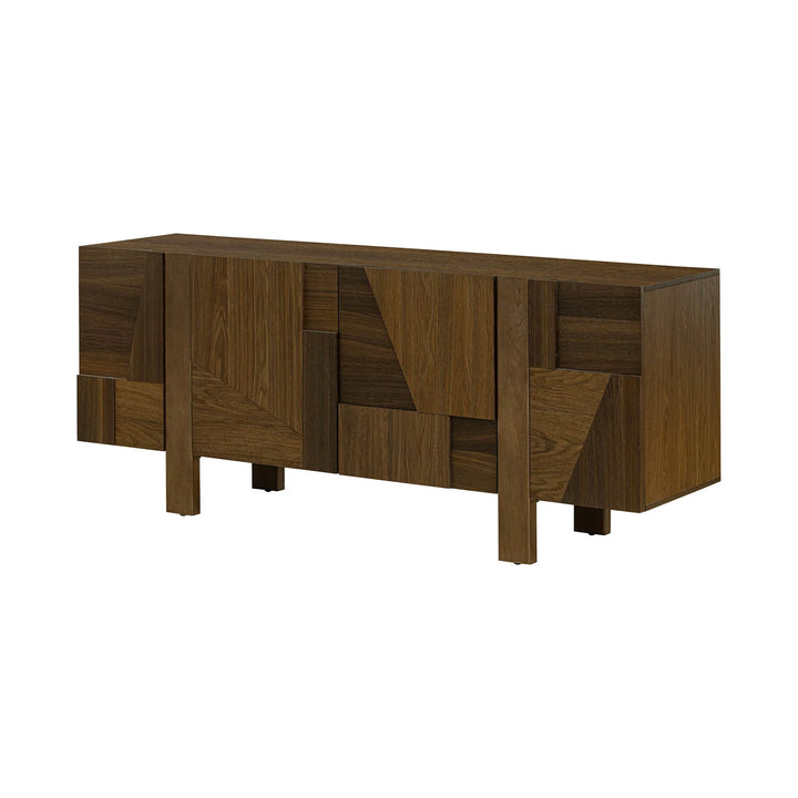 Abstract 4 Door Sideboard