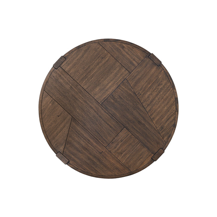Abstract Coffee Table - Smoked Acacia