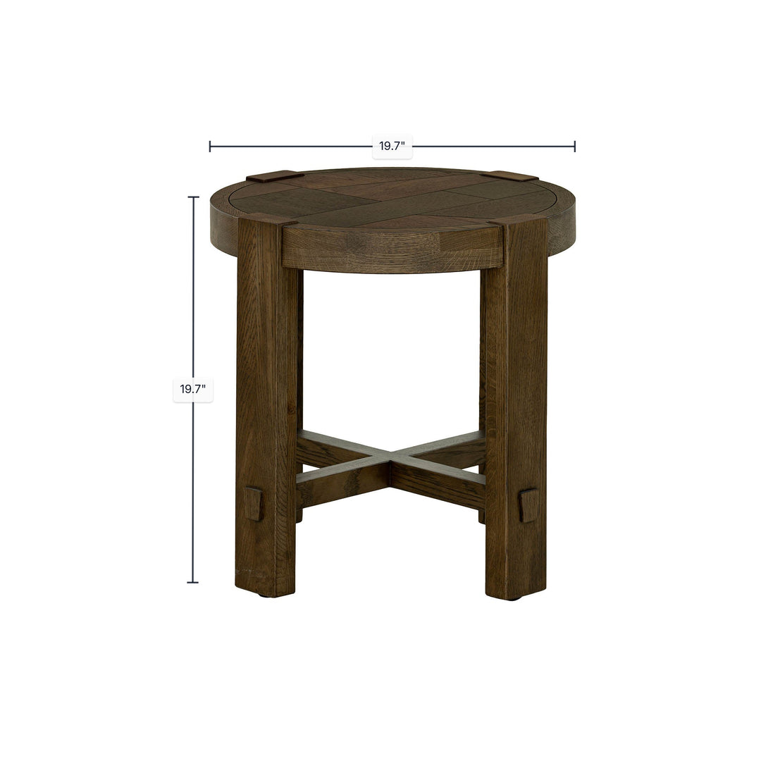 Abstract Side Table