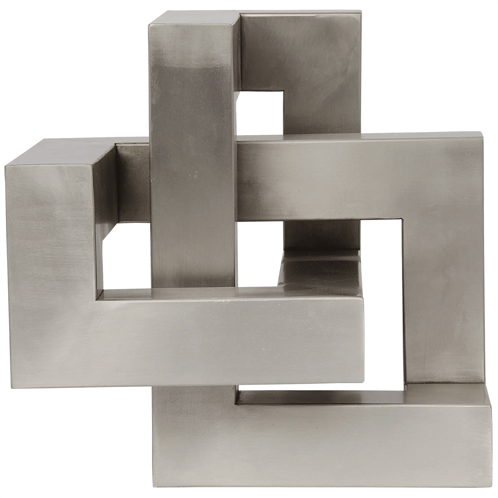 Noir Illusion Object, Metal with Antique Silver Finish DECORATIVE OBJECTS
