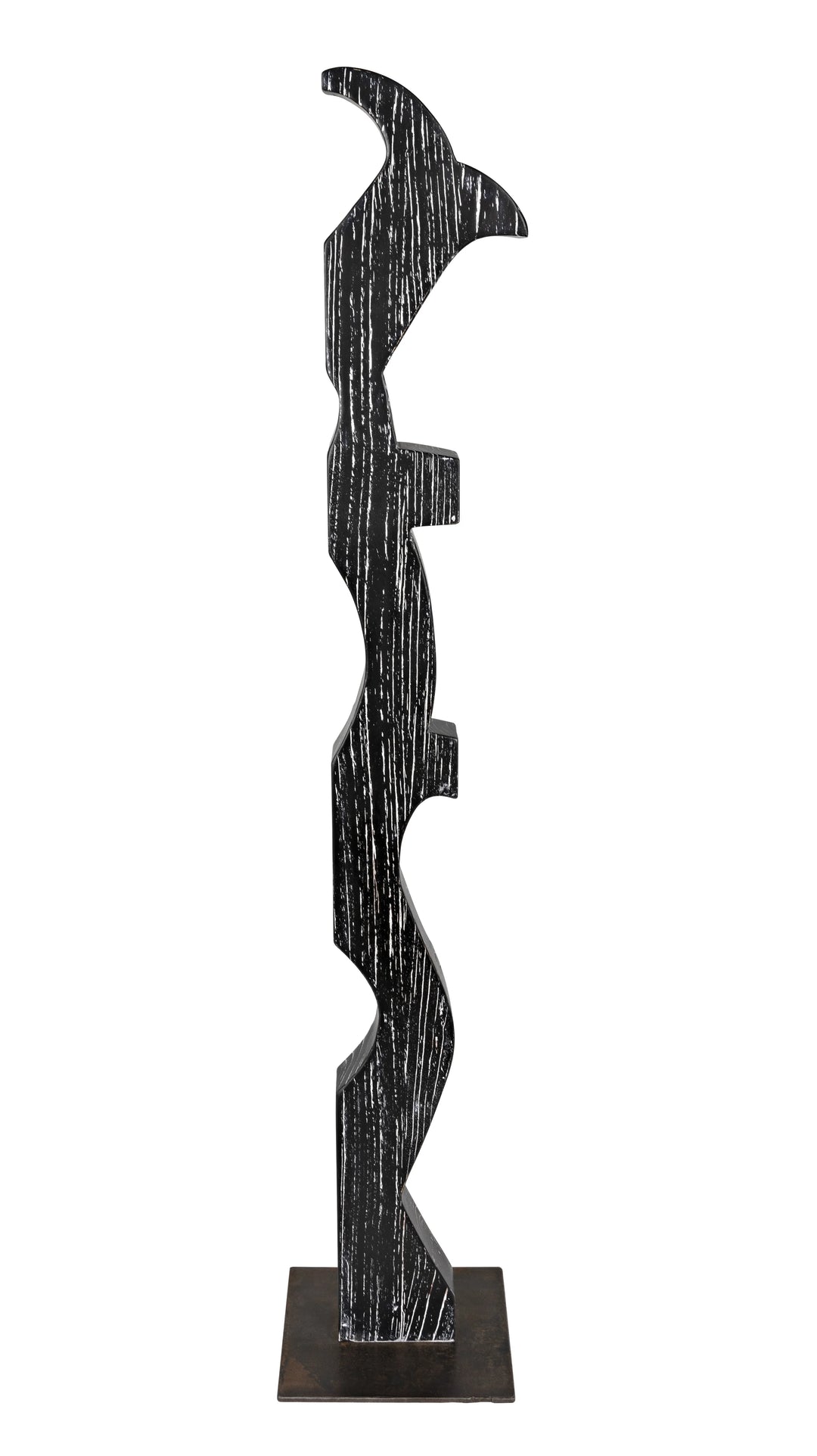 American Home Furniture | Noir - Balper Sculpture, Cinder Black