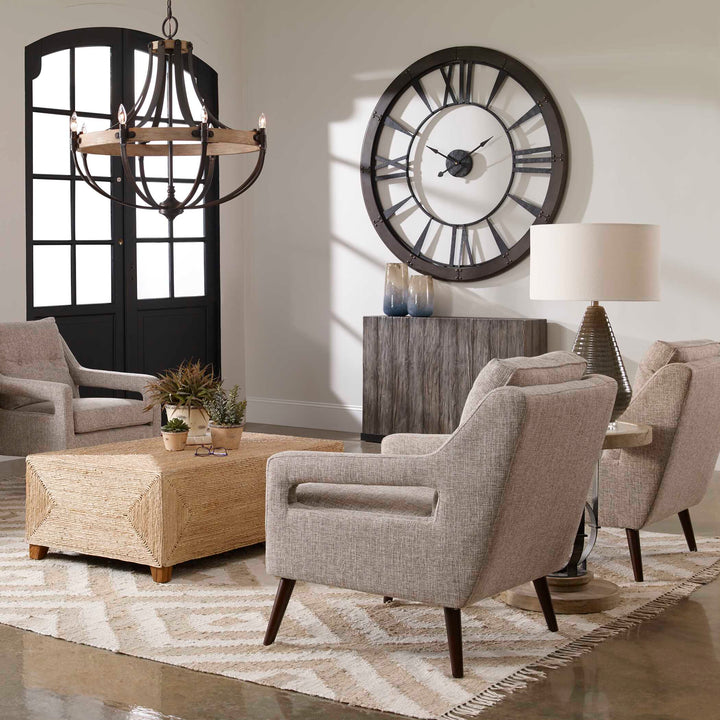 American Home Furniture Uttermost Ronan Wall Clock, Large