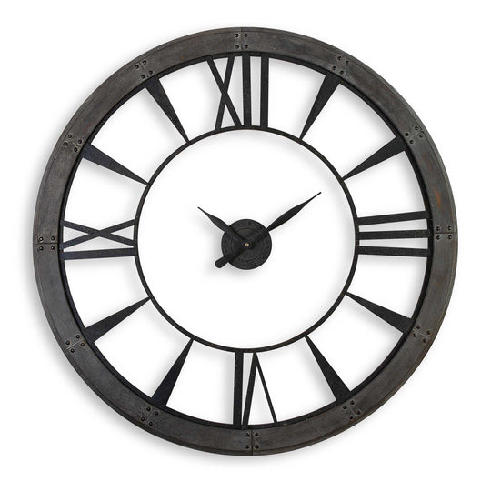 American Home Furniture Uttermost Ronan Wall Clock, Large