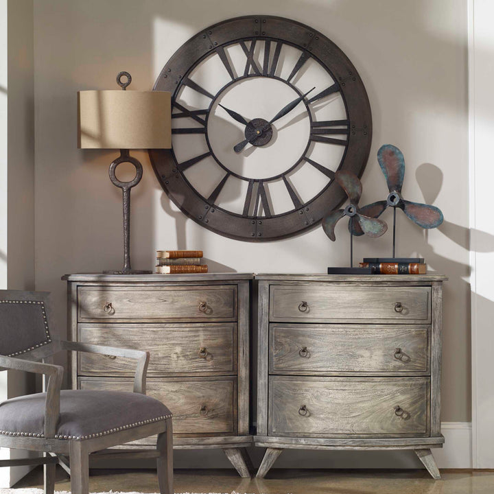 American Home Furniture Uttermost Ronan Wall Clock