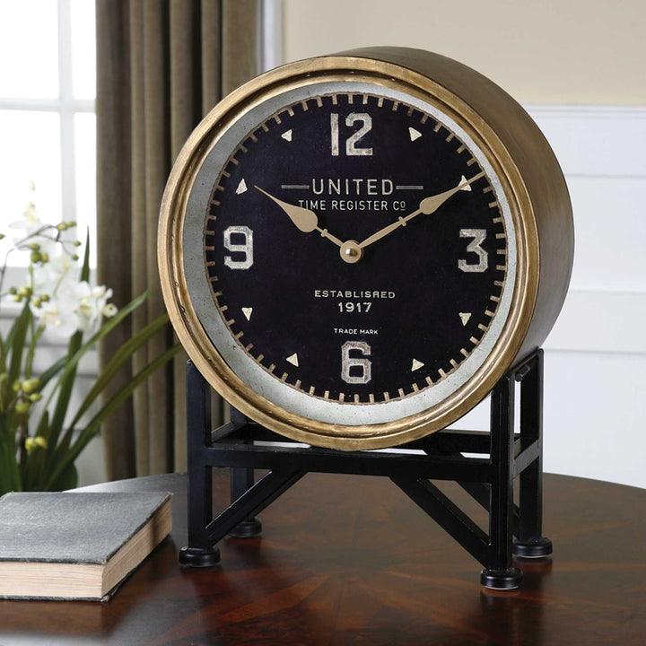 American Home Furniture Uttermost Shyam Table Clocks