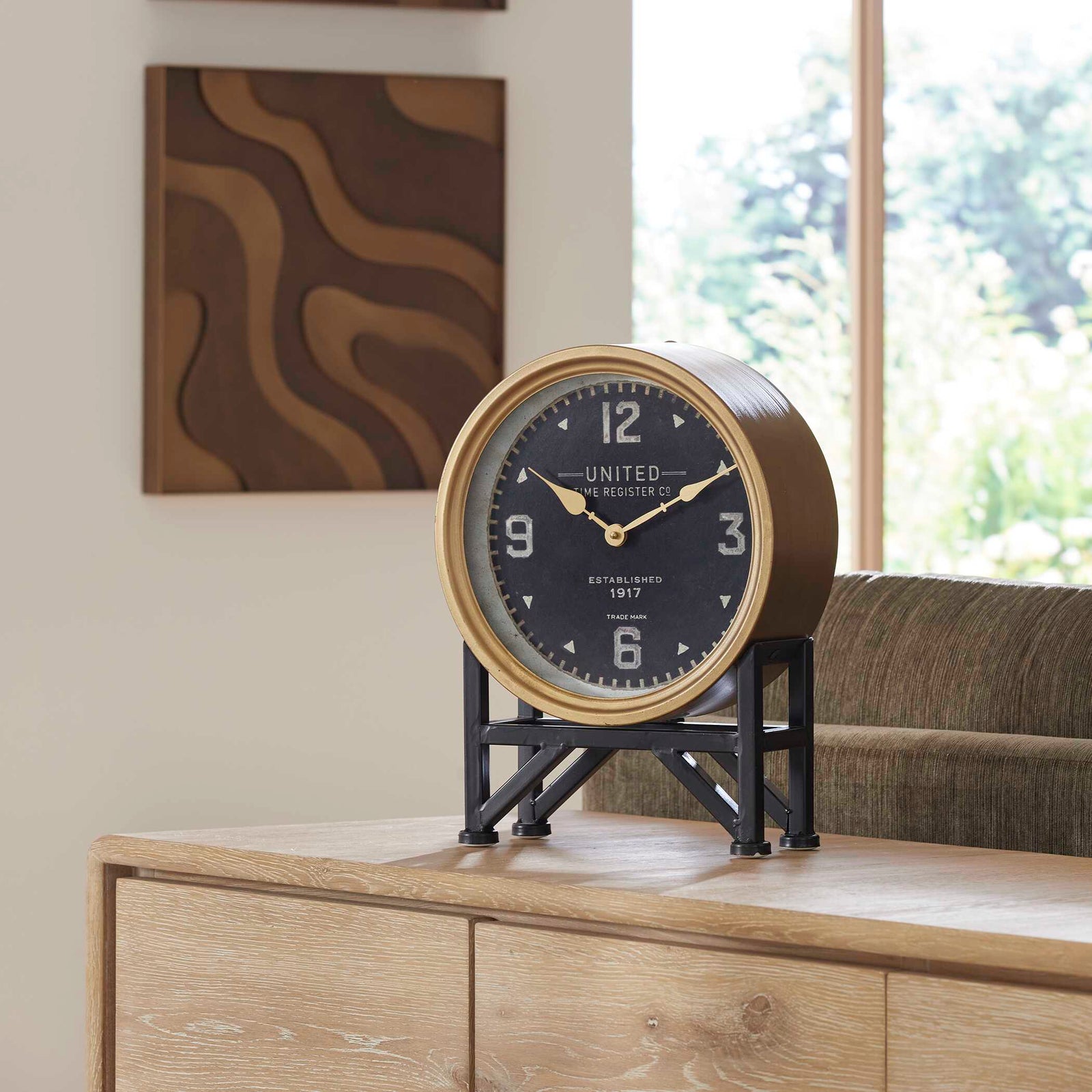 American Home Furniture Uttermost Shyam Table Clocks