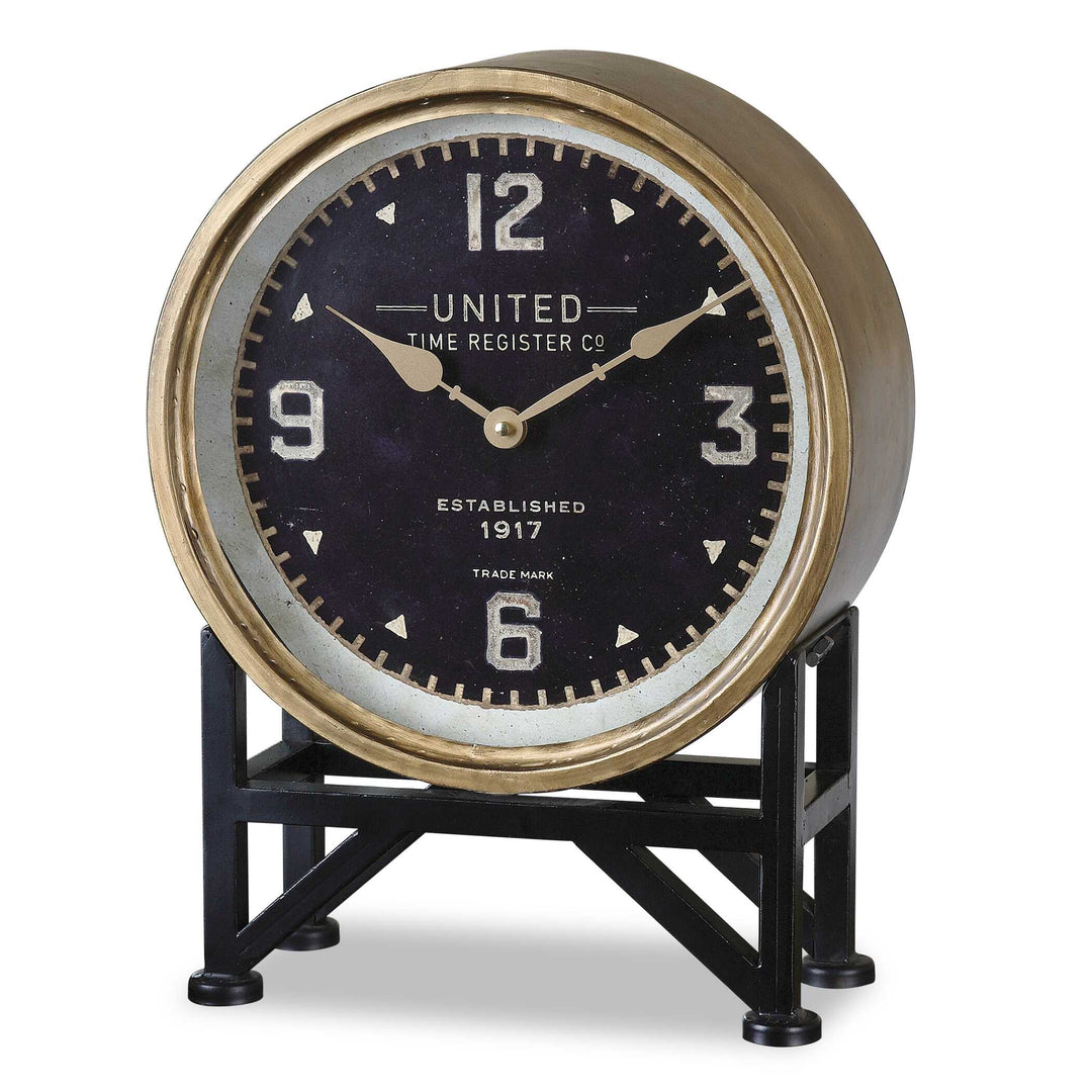 American Home Furniture Uttermost Shyam Table Clocks