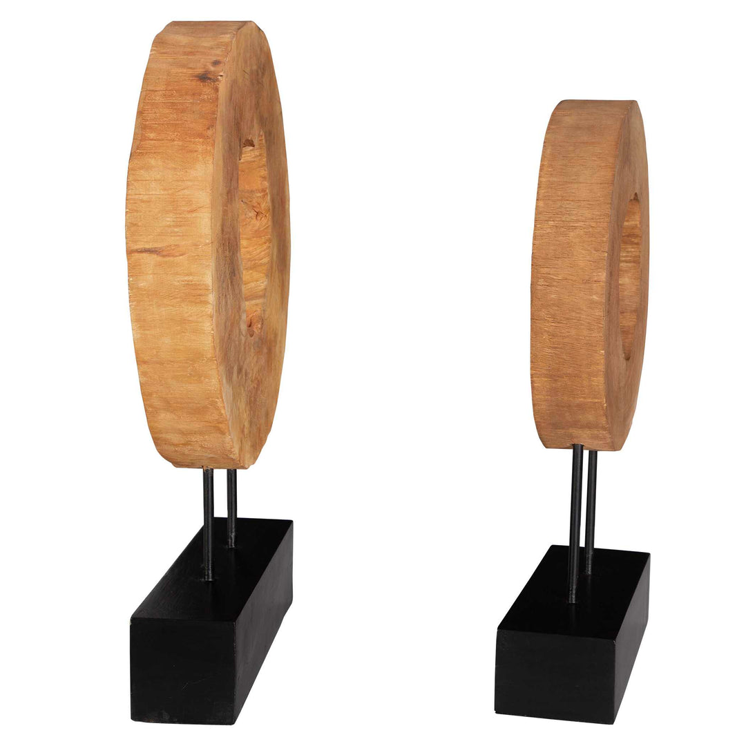 American Home Furniture Uttermost Ashlea Wooden Sculptures Set of 2