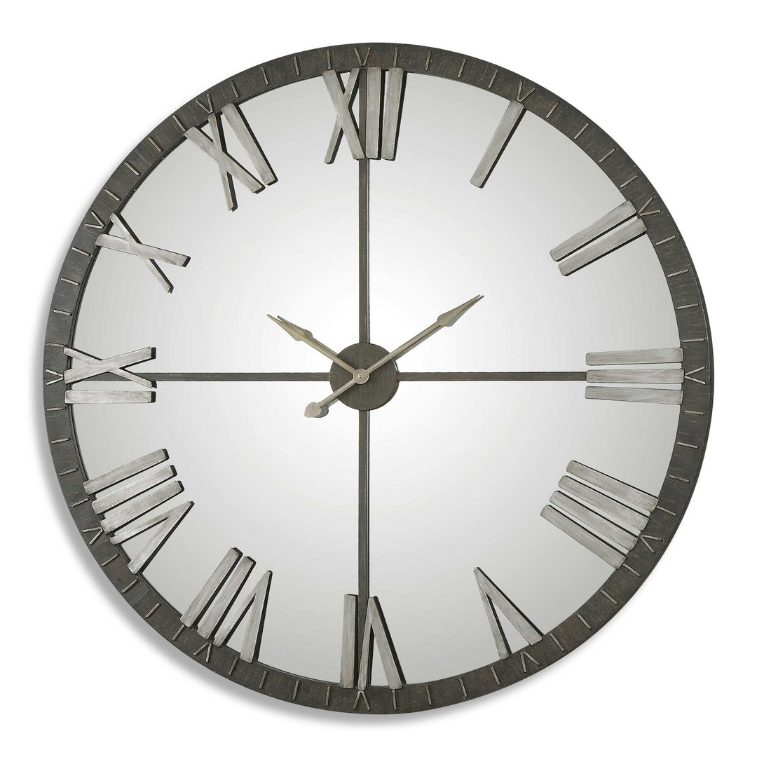 American Home Furniture Uttermost Amelie Large Bronze Wall Clock