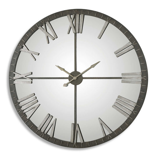 American Home Furniture Uttermost Amelie Large Bronze Wall Clock