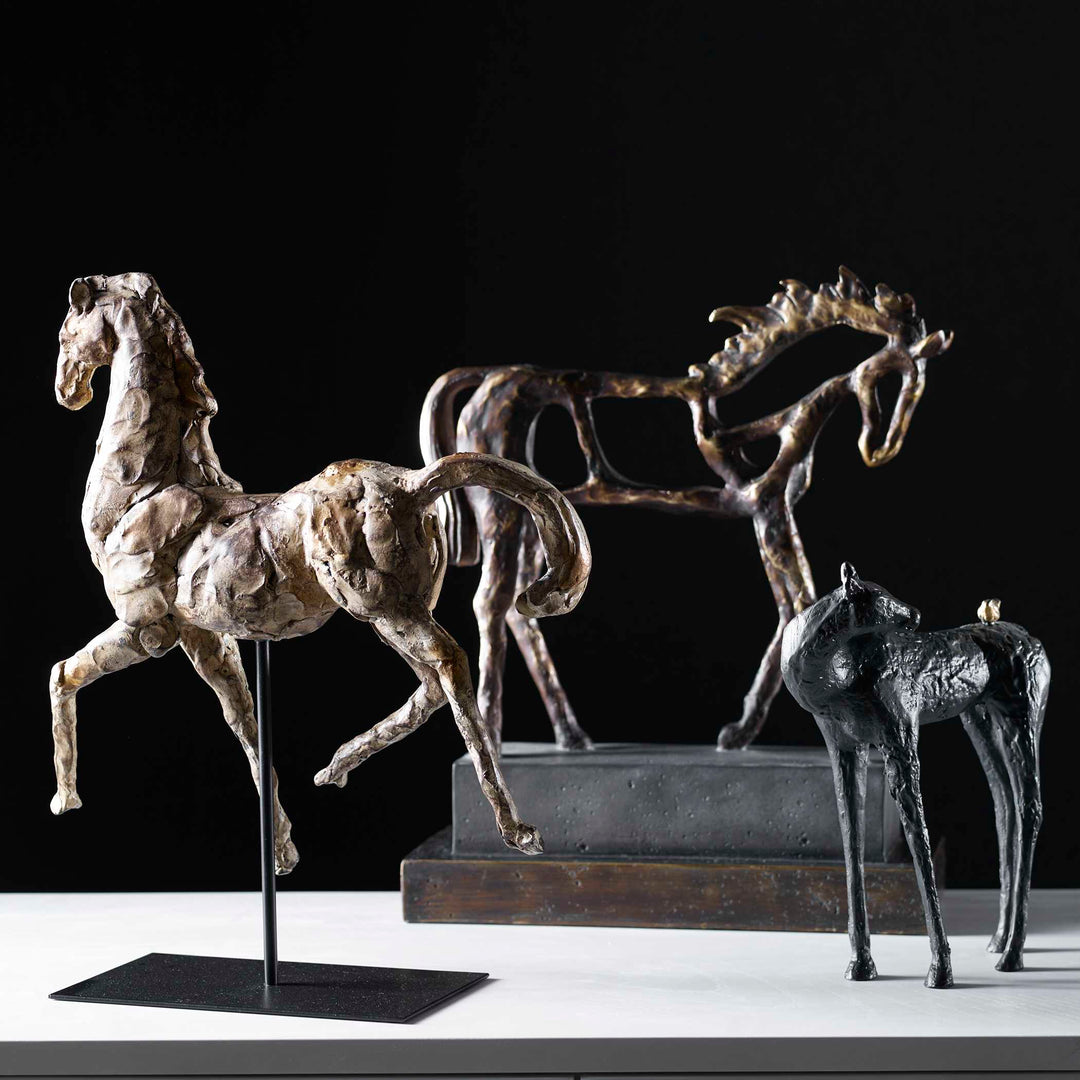 American Home Furniture Uttermost Hello Friend Horse Sculpture